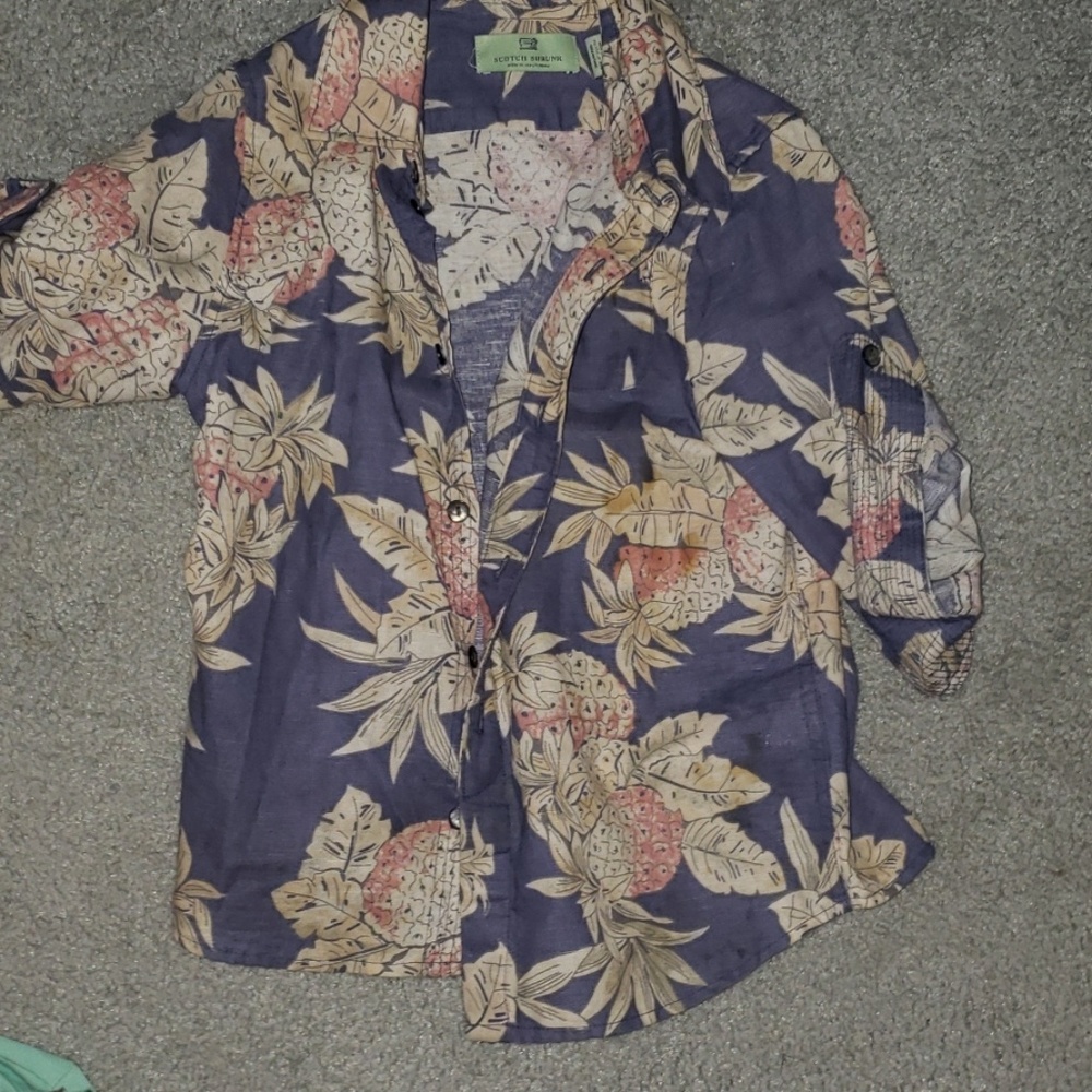 Scotch Shrunk bahama button shirt 6t